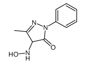 4-hydroxyamino-5-methyl-2-phenyl-1,2-dihydro-pyrazol-3-one Structure