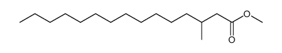 3-methyl-pentadecanoic acid methyl ester Structure