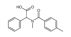 N-Methyl-N-(4-methylbenzoyl)-C-phenylglycin结构式