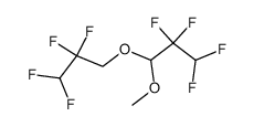 1,1,2,2-tetrafluoro-3-methoxy-3-(2,2,3,3-tetrafluoro-propoxy)-propane结构式