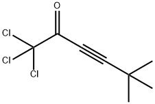 1,1,1-trichloro-5,5-diMethyl-hex-3-yn-2-one structure