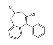 2,4-dichloro-5-phenyl-2,3-dihydro-1-benzothiepine Structure