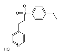 4-[2-(4-ethylphenyl)sulfonylethyl]pyridine,hydrochloride Structure