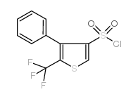 4-phenyl-5-(trifluoromethyl)thiophene-3-sulfonyl chloride Structure