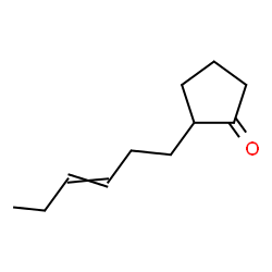 3-hexen-1-yl cyclopentanone Structure