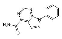 1-phenylpyrazolo[3,4-d]pyrimidine-4-carboxamide Structure