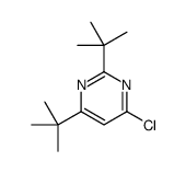 2,4-ditert-butyl-6-chloropyrimidine Structure