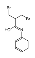 3-bromo-2-(bromomethyl)-N-phenylpropanamide Structure