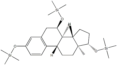 3,7α,17β-Tris(trimethylsiloxy)-1,3,5(10)-estratriene结构式