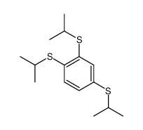 1,2,4-tris(propan-2-ylsulfanyl)benzene Structure