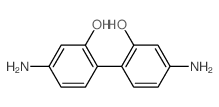 4,4'-Diamino-2,2'-biphenyldiol结构式