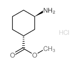 Methyl trans-3-aminocyclohexanecarboxylate hydrochloride structure