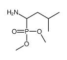 1-dimethoxyphosphoryl-3-methylbutan-1-amine结构式