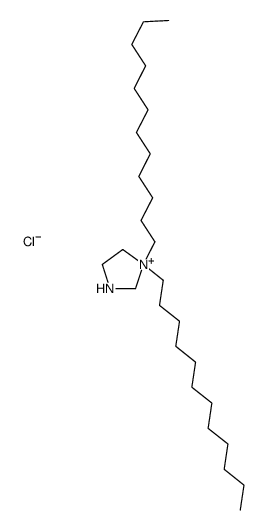 1,1-didodecylimidazolidin-1-ium,chloride Structure