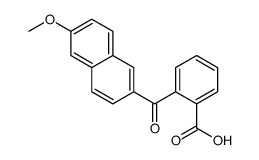 2-(6-methoxynaphthalene-2-carbonyl)benzoic acid结构式