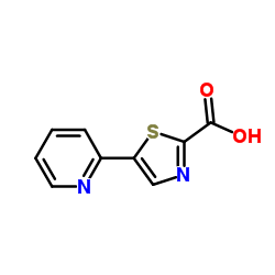 ethyl 5-(pyridin-2-yl)thiazole-2-carboxylate structure