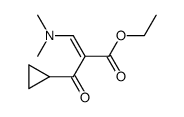 ethyl 2-(cyclopropanecarbonyl)-3-(dimethylamino)acrylate Structure