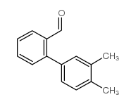 3',4'-DIMETHYLBIPHENYL-2-CARBALDEHYDE structure