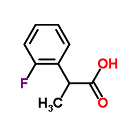 2-(2-Fluoro-phenyl)-propionic acid结构式