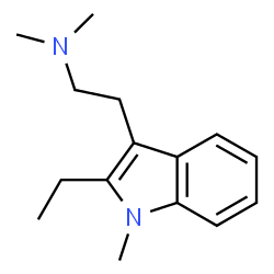 1H-Indole-3-ethanamine,2-ethyl-N,N,1-trimethyl-(9CI)结构式