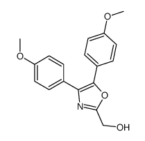 [4,5-bis(4-methoxyphenyl)-1,3-oxazol-2-yl]methanol结构式