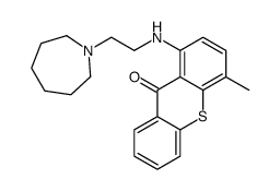 1-[2-(azepan-1-yl)ethylamino]-4-methylthioxanthen-9-one Structure
