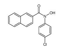 N-(4-chlorophenyl)-N-hydroxynaphthalene-2-carboxamide Structure