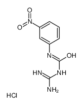 1-(diaminomethylidene)-3-(3-nitrophenyl)urea,hydrochloride Structure