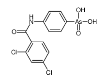 [4-[(2,4-dichlorobenzoyl)amino]phenyl]arsonic acid Structure
