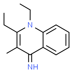 4(1H)-Quinolinimine,1,2-diethyl-3-methyl-(9CI) structure