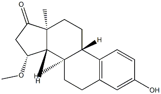 3-Hydroxy-15β-methoxyestra-1,3,5(10)-trien-17-one Structure