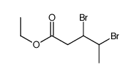 3,4-Dibromovaleric acid ethyl ester结构式
