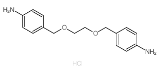 Benzenamine,4,4'-[1,2-ethanediylbis(oxymethylene)]bis-, monohydrochloride (9CI)结构式