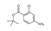 tert-butyl 4-amino-2-chlorobenzoate结构式