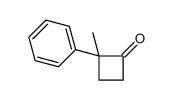 2-methyl-2-phenylcyclobutan-1-one Structure