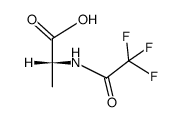 (2,2,2-Trifluoroacetyl)-D-alanine structure