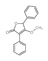 4-methoxy-3,5-diphenyl-5H-furan-2-one结构式