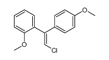 1-[(E)-2-chloro-1-(2-methoxyphenyl)ethenyl]-4-methoxybenzene Structure