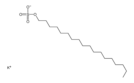 potassium octadecyl sulphate Structure