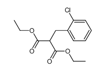 diethyl 2-(2-chlorobenzyl)malonate Structure