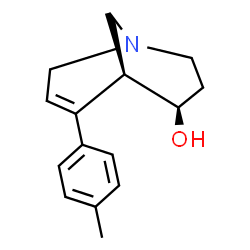 1-Azabicyclo[3.3.1]non-6-en-4-ol,6-(4-methylphenyl)-,endo-(9CI) Structure