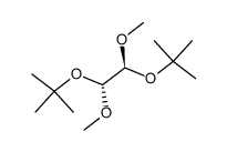 meso-1,2-di-t-butoxy-1,2-dimethoxyethane Structure