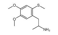 1-(4,5-dimethoxy-2-methylsulfanylphenyl)propan-2-amine Structure