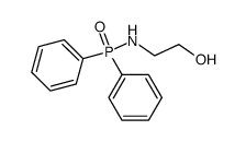 diphenylphosphinic acid (2-hydroxyethyl)amide结构式