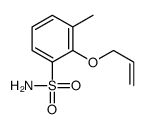 3-methyl-2-prop-2-enoxybenzenesulfonamide结构式