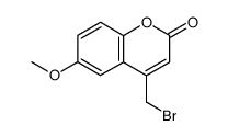 4-bromomethyl-6-methoxy-2H-chromen-2-one Structure