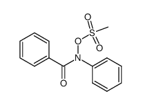 N-((methylsulfonyl)oxy)-N-phenylbenzamide Structure