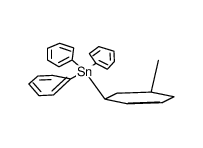(cis-5-methylcyclohex-2-enyl)triphenylstannane结构式
