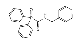 diphenylphosphorylthioformic acid benzylamide Structure