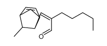 2-[(3-methylbicyclo[2.2.1]hept-5-en-2-yl)methylene]heptan-1-al结构式
